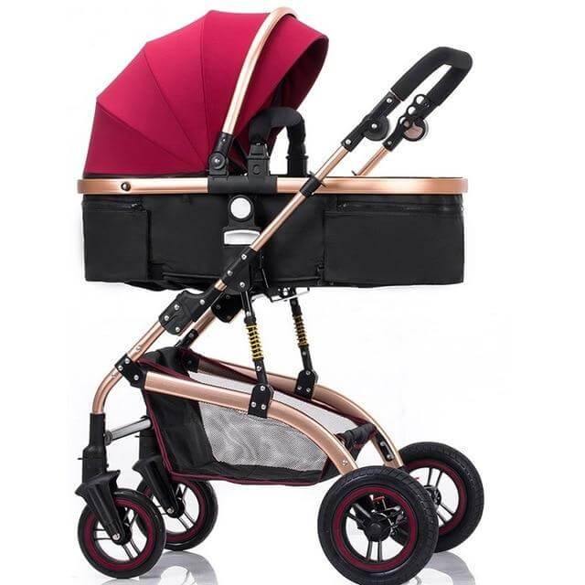 3 in 1 High-Landscape Bidirectional Portable Foldable Baby Stroller - Image 2