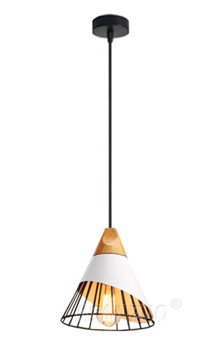 Modern Wooden Cone Pendant Lights - Image 8