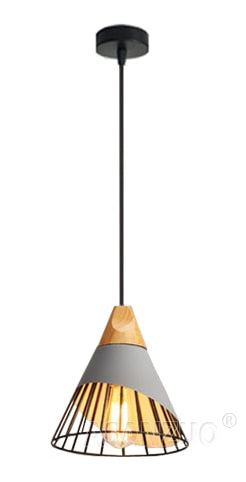 Modern Wooden Cone Pendant Lights - Image 7
