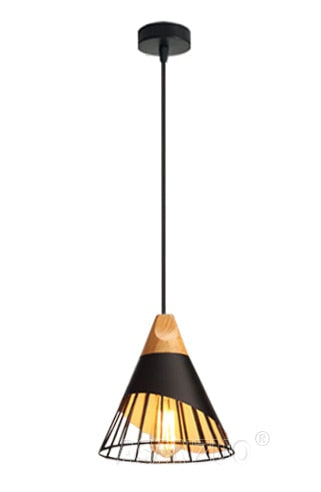 Modern Wooden Cone Pendant Lights - Image 5
