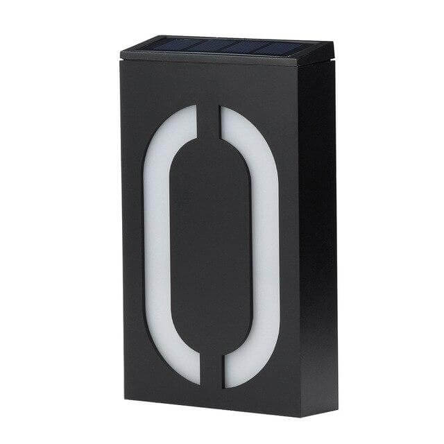 Solar Powered LED Light House Numbers - MaviGadget