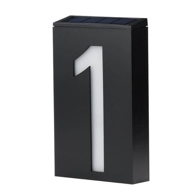 Solar Powered LED Light House Numbers - Image 4