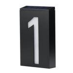 Solar Powered LED Light House Numbers - MaviGadget