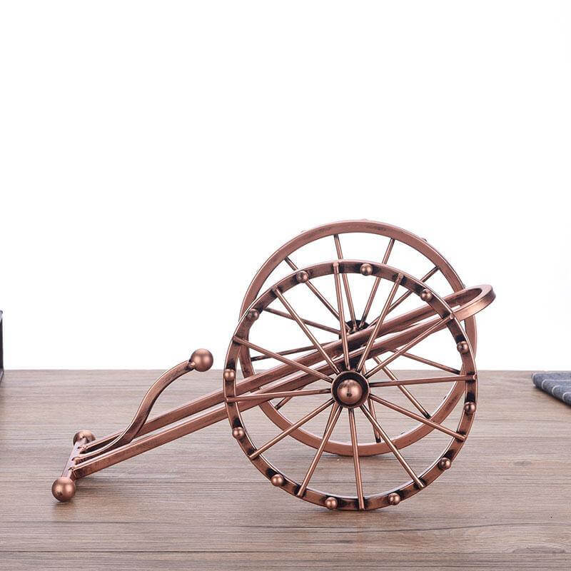 Antique Cannon Wine Bottle Holder