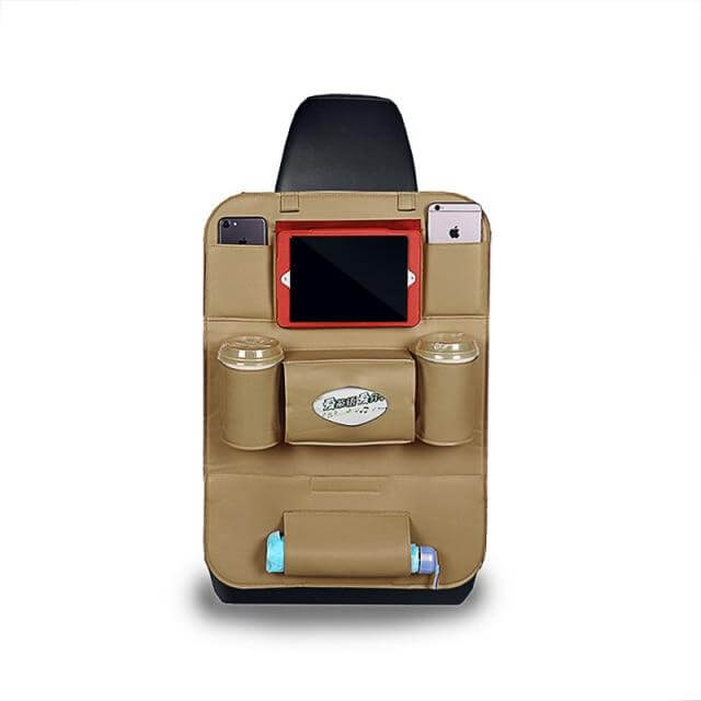Car Leather Back Seat Organizer - Image 1