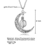 Luminous Moon Pendant Charming Necklace