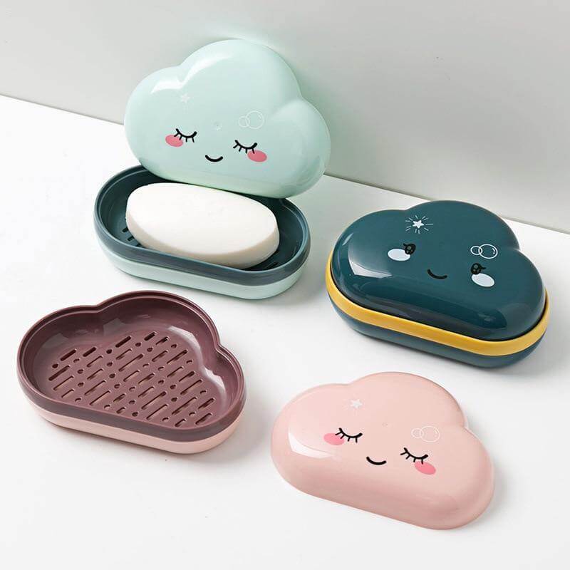 Cute Cartoon Clouds Soap Holder - Image 0