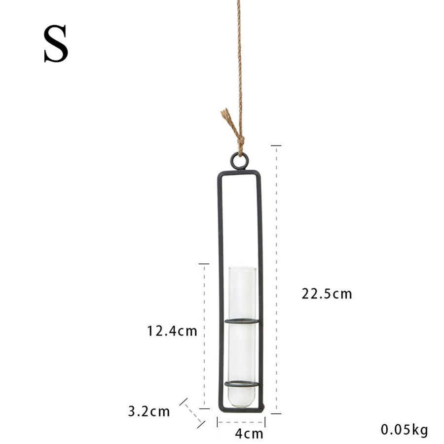 Iron Transparent Wall Hanging Flower Pot - Image 5