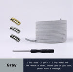 4pcs Metal Magnetic Lazy Shoelace