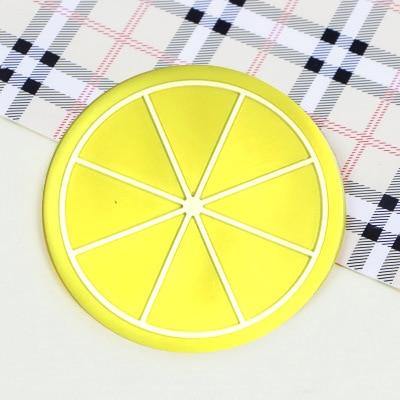 5pcs Silicon Custom Fruit Coasters - Image 1