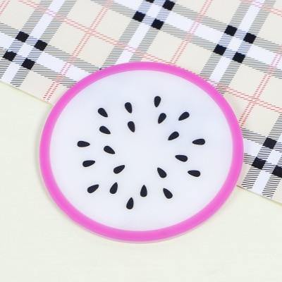 5pcs Silicon Custom Fruit Coasters - Image 4