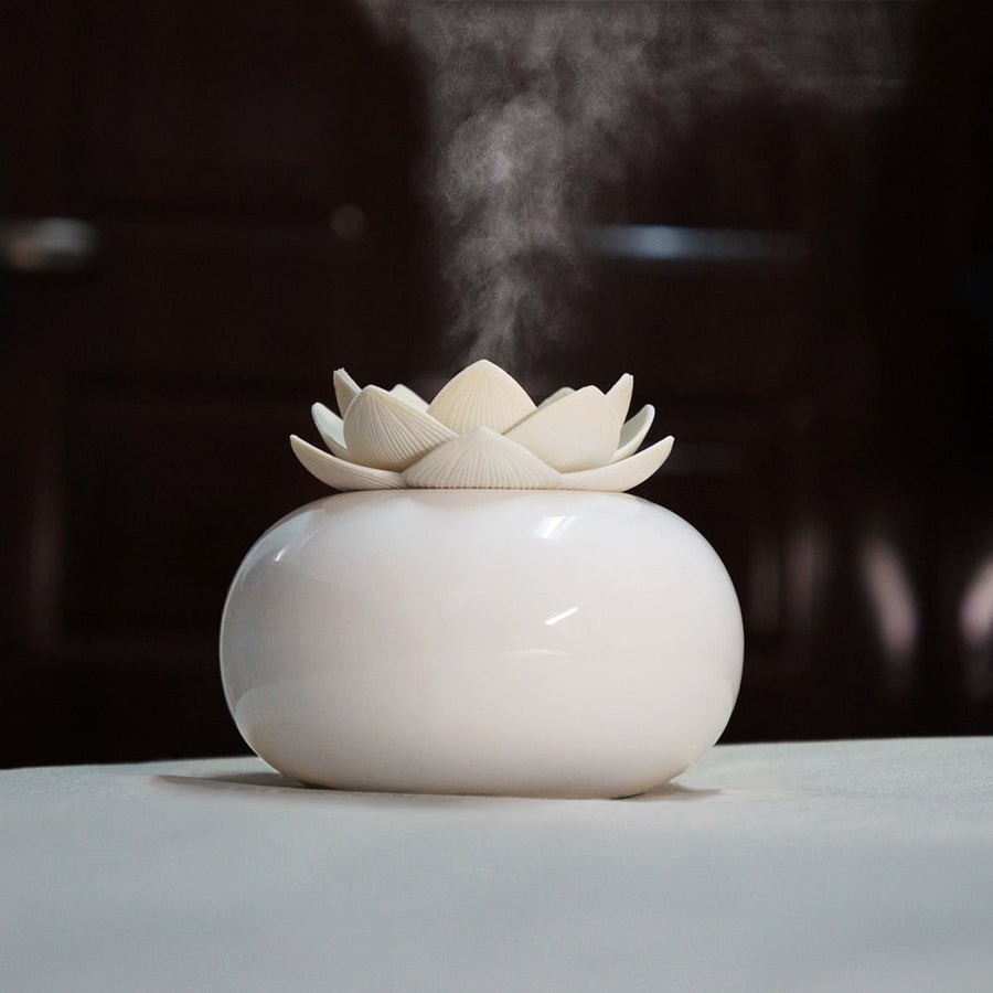 Lotus Ceramic Simplicity Aroma Humidifier - Image 0