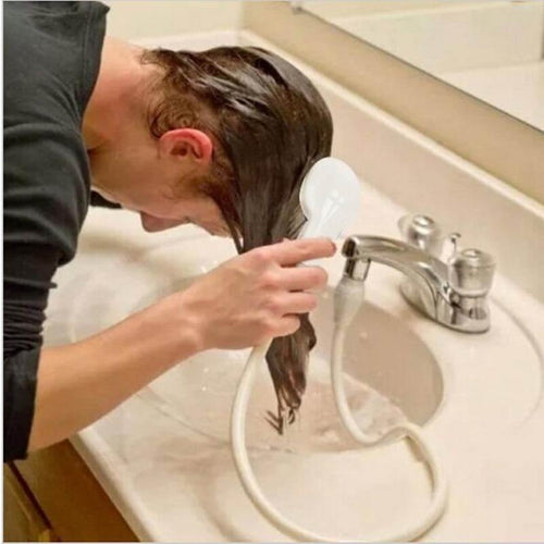 Kitchen Bathroom Faucet Shower Head Spray with extension cord - Image 0