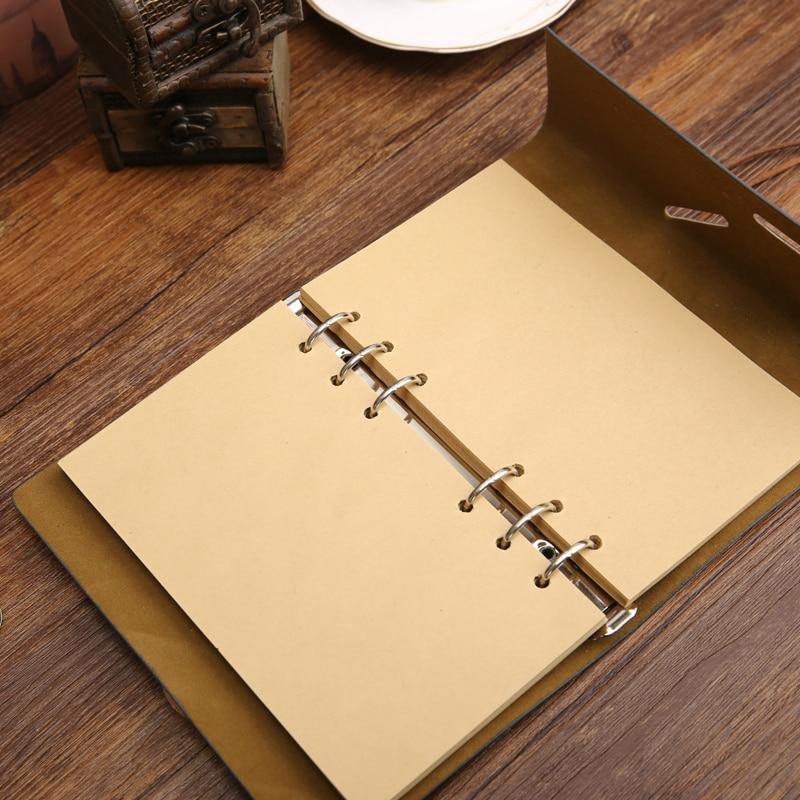 Retro PU Leather Pirate Spiral Notebook - Image 14