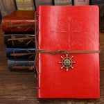 Retro PU Leather Pirate Spiral Notebook - MaviGadget