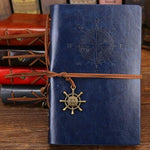 Retro PU Leather Pirate Spiral Notebook - MaviGadget