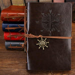 Retro PU Leather Pirate Spiral Notebook - MaviGadget