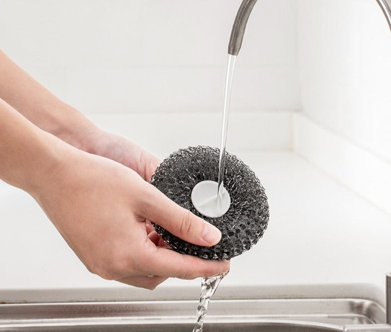 Easy Dishwashing Stainless Steel Ball Brush - Image 3