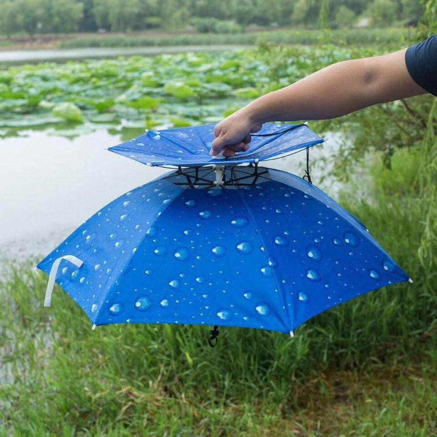 Outdoor Double Layer Fishing Umbrella Hat - Image 1