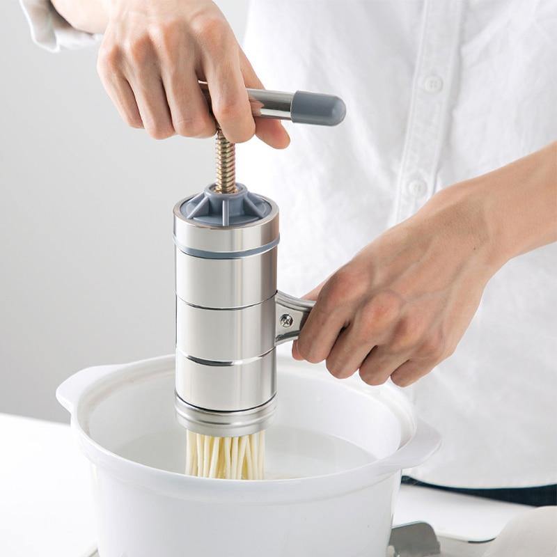 Mini Stainless Steel Manual Pasta Noodle Maker - Image 0