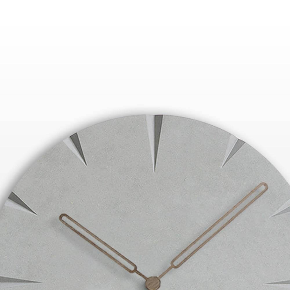 Novel Grey Life Wooden Wall Clock