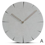 Novel Grey Life Wooden Wall Clock