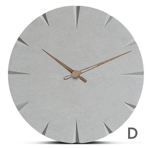 Novel Grey Life Wooden Wall Clock