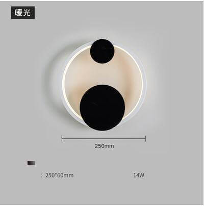 Modern Led Creative Nordic Earthly Wall Lamp - Image 7