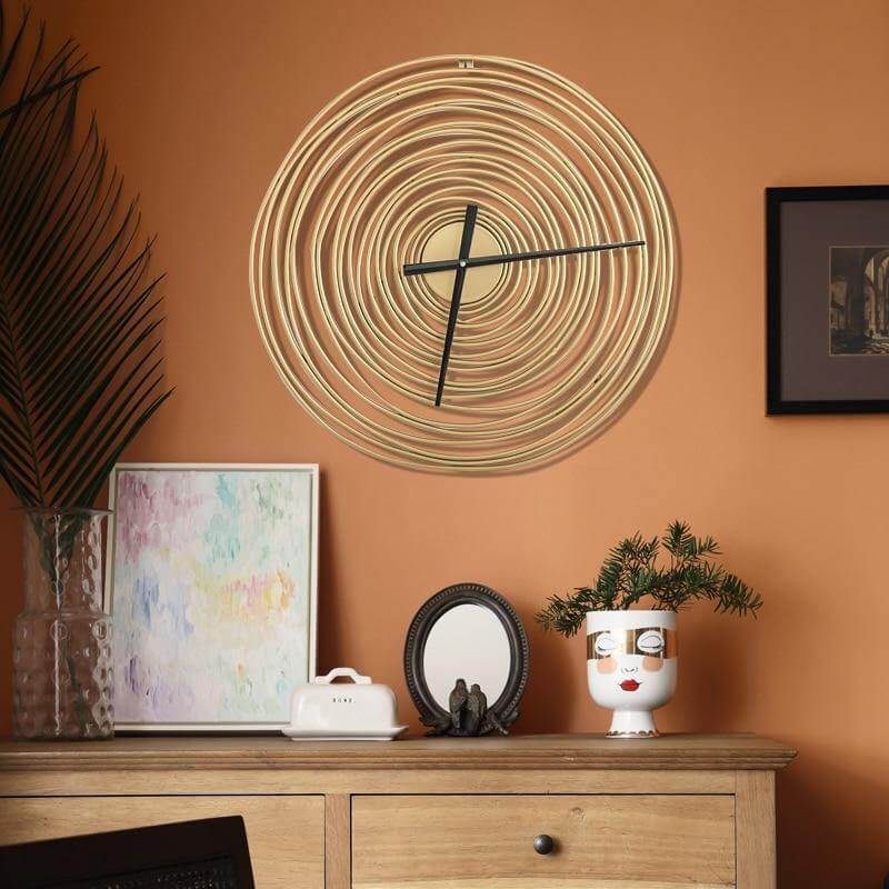 Nordic Minimalist Iron Wall Clock - Image 5