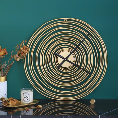 Nordic Minimalist Iron Wall Clock - Image 0