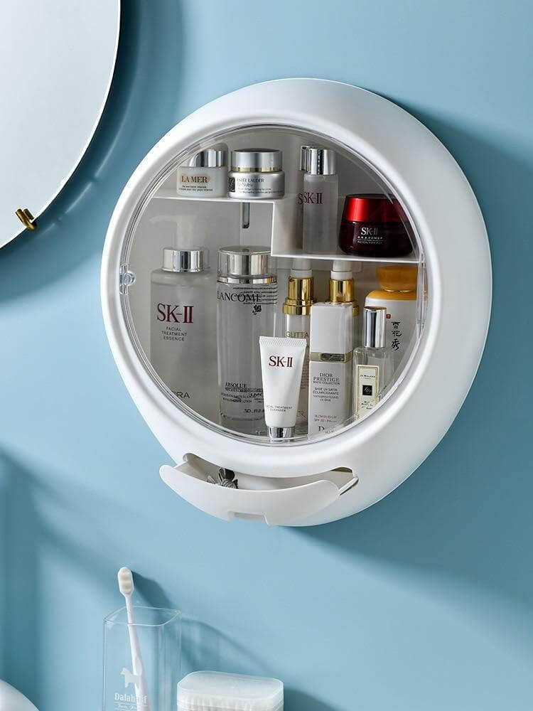 Wall Mounted Bathroom Shelf Cosmetics Box - Image 2