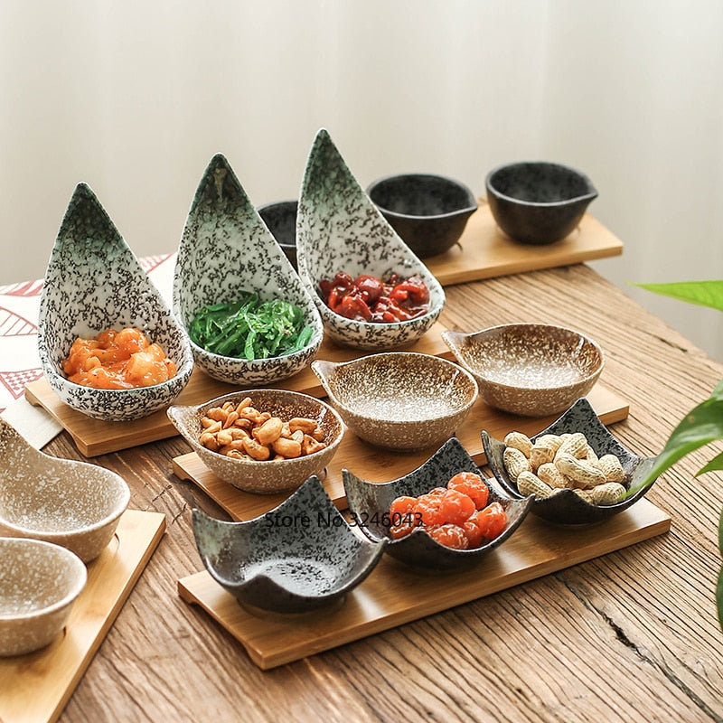 Creative Japanese style Ceramic Snack Bowls