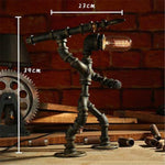 Creative Iron Vintage Robotic Lamps