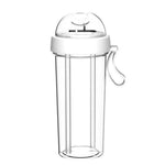 Dual Straw Separate Bottle