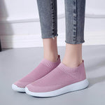 Breathable Slip on Knit Running Shoes