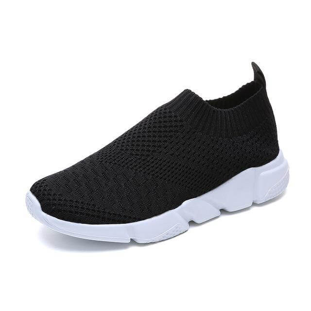 Breathable Slip on Knit Running Shoes - Image 3