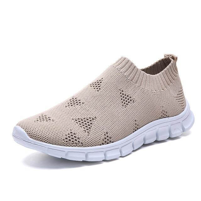 Breathable Slip on Knit Running Shoes - Image 27