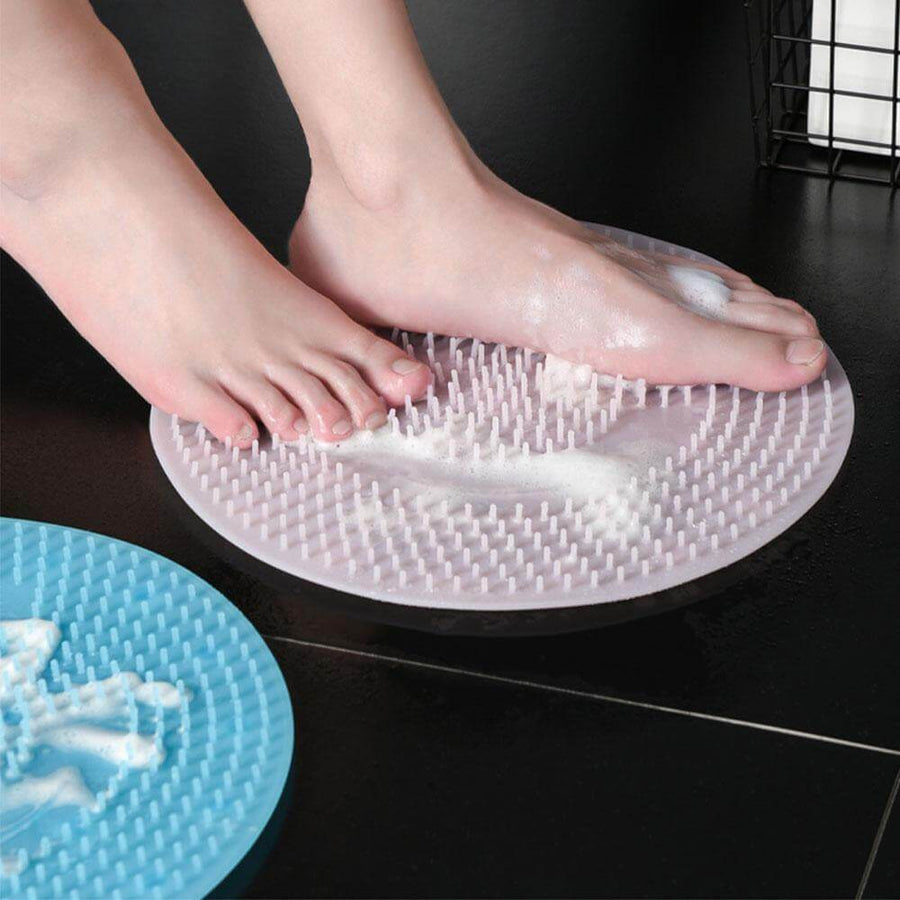 Round Silicone Bath Massage Cushion Brush - Image 3