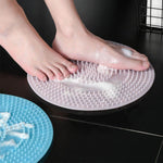 Round Silicone Bath Massage Cushion Brush