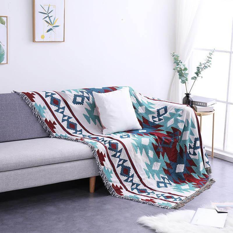 Boho StyleKnitted Blanket - Image 5