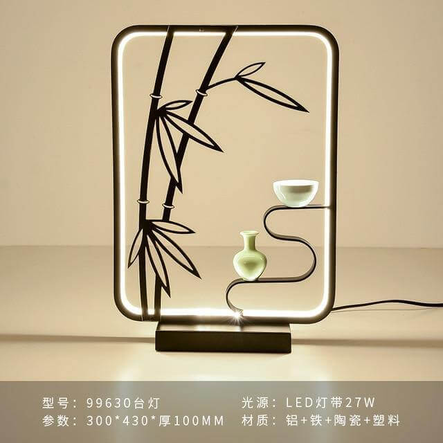 Aluminum Ring Creative Table Lamp - Image 11