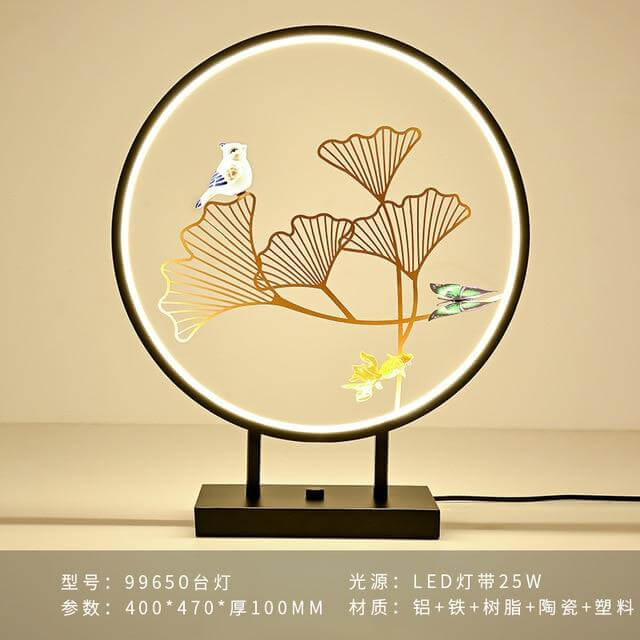 Aluminum Ring Creative Table Lamp - Image 8