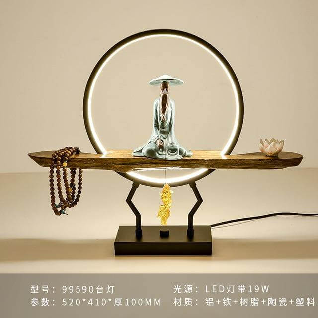 Aluminum Ring Creative Table Lamp - Image 6