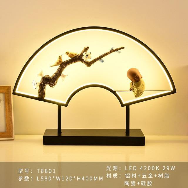 Aluminum Ring Creative Table Lamp - Image 3