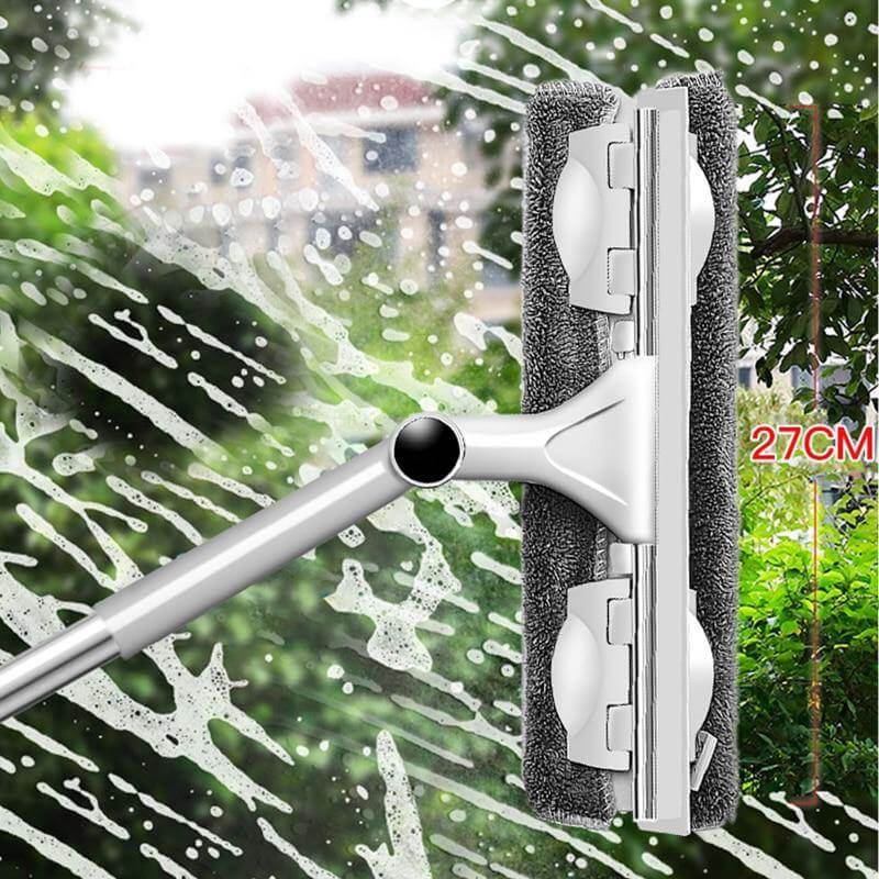 Long Handle Rotating Easy Window Cleaner Mop - Image 7