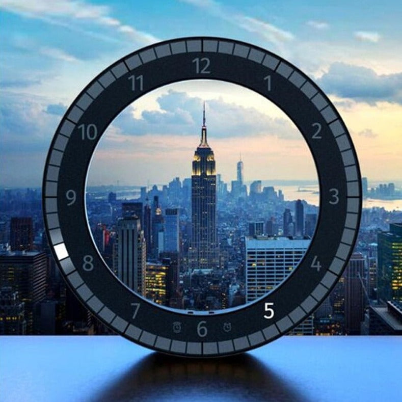 Modern Digital Photoreceptive LED Wall Clock - Image 0