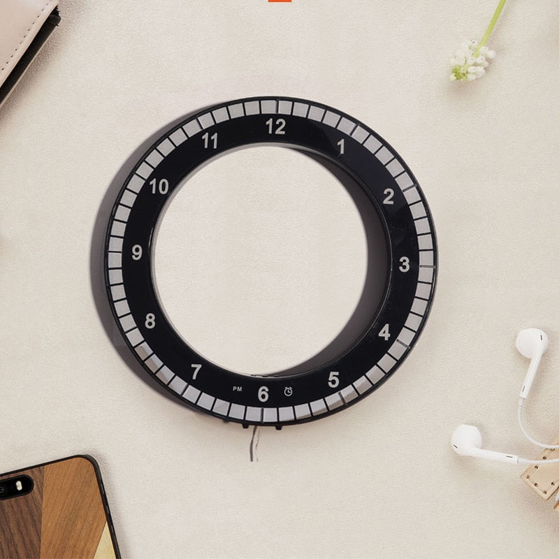 Modern Digital Photoreceptive LED Wall Clock - Image 1