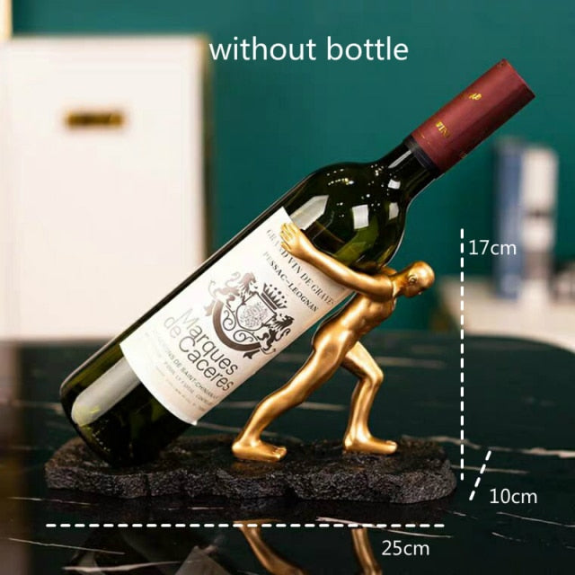 Pretty Dancer Figurines Wine Holder