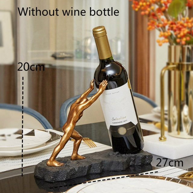 Pretty Dancer Figurines Wine Holder