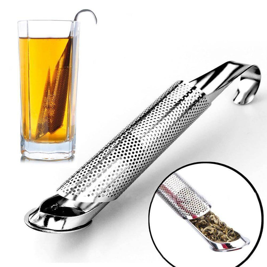Silver Pipe Stainless Steel Tea Infuser Filter - Image 0